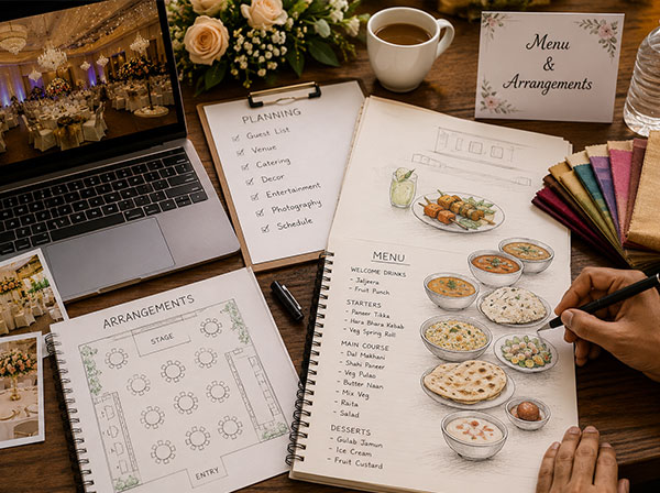 Catering menu planning by Samaanvii Food Services